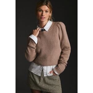 NWT Anthropologie Maeve Puff-Sleeve Sweater - Small